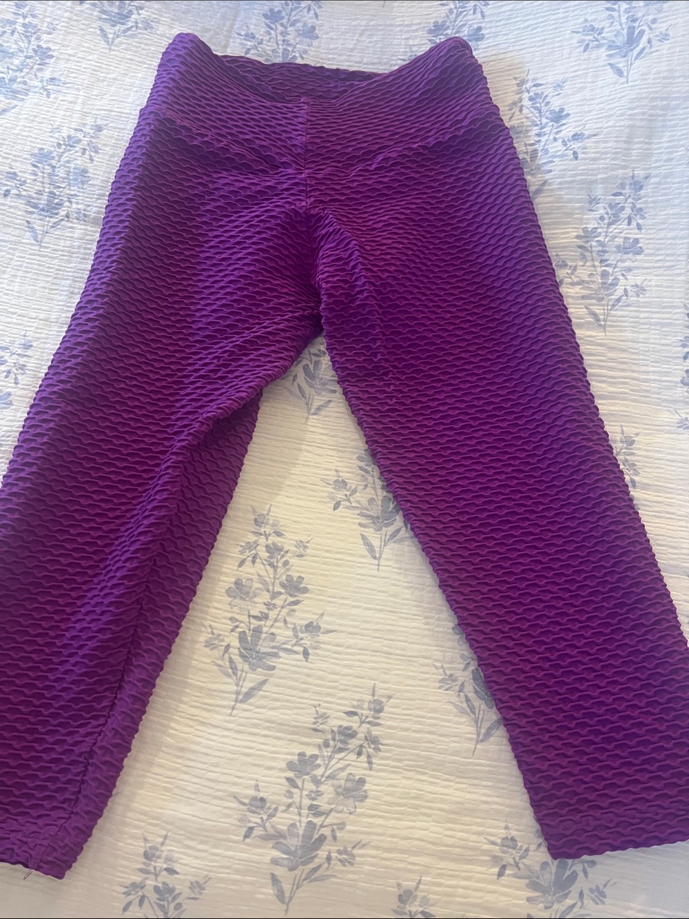 Booty by Brabants Purple Textured Leggings